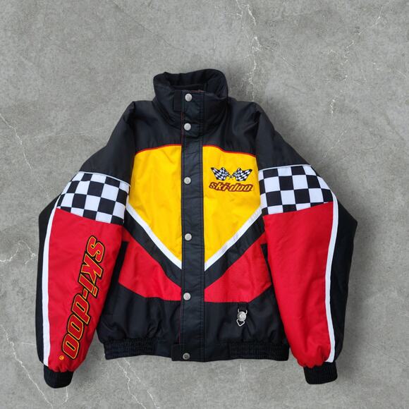 Vintage Ski Doo Racing Snowmobile Jacket Mens Size Medium - Picture 11 of 11